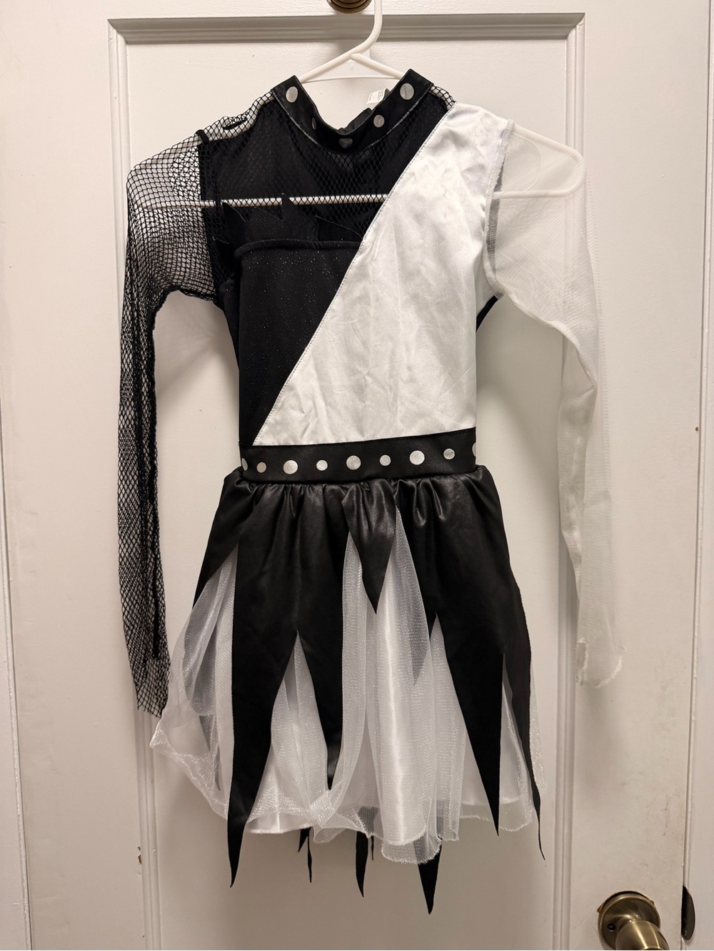 Amscan Child Twisted Angel White/Black Dress Halloween Costume with Wings